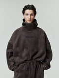 Suede Fleece Modern Hoodie